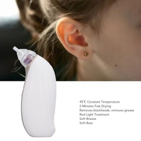 10W Sèche-Oreille Rechargeable Apaisant Air Chaud Oreille Séchage Dissolvant Deau Rechargeable Apaisant Air Chaud Oreille Sé