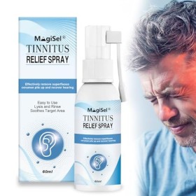 Spray pour le Traitement des Oreilles, Spray Anti-Acouphènes au Cérumen, Gouttes Auriculaires pour les Acouphènes, Spray Anti
