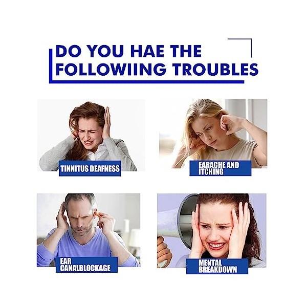 Tinnitus Relief Spray, Spray Anti-Acouphènes, Spray pour Soulager les Acouphènes, Spray pour le Soulagement des Acouphènes, S