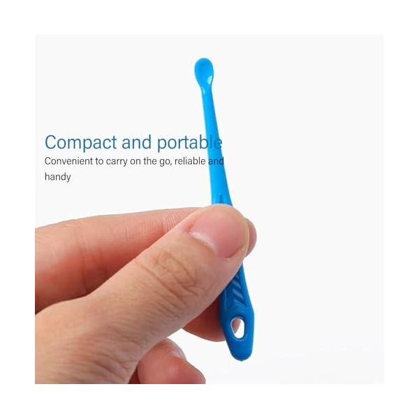 200 Pièces Outil de Retrait de Cérumen, Nettoyeur Doreille Portable, Dissolvant de Curette de Cérumen, Cuillère de Nettoyage