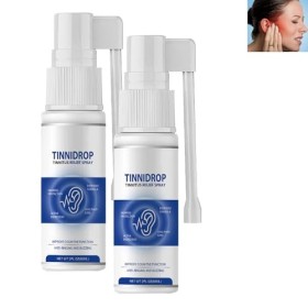 KOAHDE Spray pour le Traitement des Oreilles,Gouttes Auriculaires pour les Acouphènes Douleurs,Spray Anti-Acouphènes pour le 
