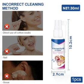 Tinnidrop Tinnitus Relief Spray,Tinnitus Relief for Ringing Ears Spray,Spray Anti-Acouphènes,Earwax Cleaning Care Spray,Relie