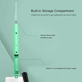 Sunydog Nettoyant Oreille,Outils de Retrait de Cire doreille avec Kit de Nettoyage de Cure-Oreille Léger pour Enfants et Adu