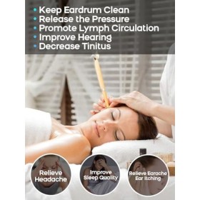 Bougies pour Les Oreilles, CHUNBAI® Bougie Oreilles, Bougie Oreille, Bougie d oreille, Bougie Auriculaire, Bougie Oreille Net