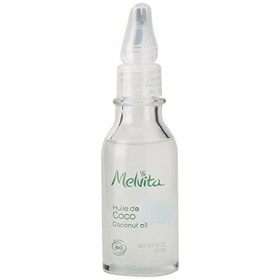 Melvita - Huile de Coco Bio - Soin Visage, Corps et Cheveux - Soin Réparateur Nutrition Intense - Pressée à Froid - Certifié 