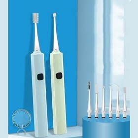 Ensemble de 6 Cuillères Doreille Rechargeables par USB, Cuillère Doreille à Tête Remplaçable, Cuillère Doreille Portable e