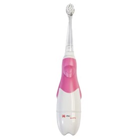 Meriden Kiddy Brosse à dents sonique pour enfants de 1 à 4 ans en forme de pingouin rose 