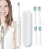 Brosse à dents électrique - Brosse à dents de voyage, brosse à dents rapide rechargeable | 40 000 VPM 3 heures de charge rapi