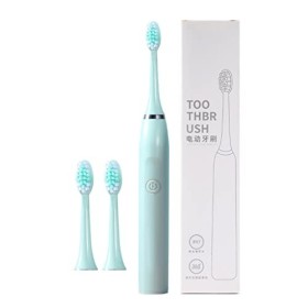 Brosse à dents électrique avec brosse à dents pour une tête propre et plus saine pour les voyages et les voyages