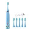 Brosse à dents électrique pour enfants à feuilles caduques 4 modes