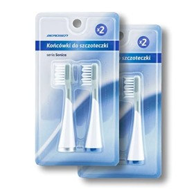 Berdsen, Lot de 4 têtes de rechange pour brosse à dents sonique standard Berdsen X1