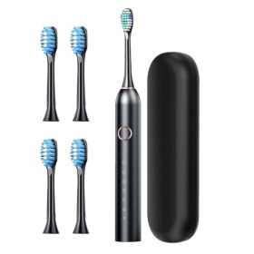 Brosse à dents électrique 800 mAh haute vitesse, brosse à dents intelligente | Nettoyage en profondeur 6 modes brosse à dents