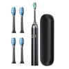 Brosse à dents électrique 800 mAh haute vitesse, brosse à dents intelligente | Nettoyage en profondeur 6 modes brosse à dents