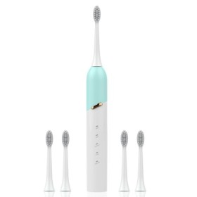 OasiSmile Brosse à dents électrique pour adultes, brosse à dents sonique avec 4 têtes de brosse, 50 000 VPM Deep Clean, 5 mod