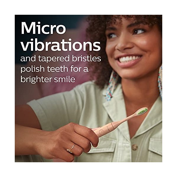 Philips One by Sonicare HY1200/05 Brosse à dents rechargeable, Champagne,