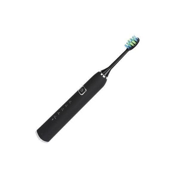 Brosse à Dents Intelligente, Brosse à Dents électrique 1200 MAh 38 000 VPM pour lécole BLACK 