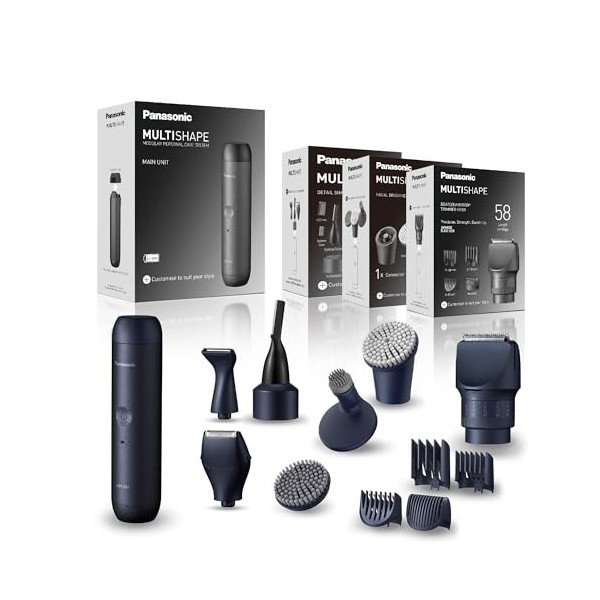 Panasonic MULTISHAPE ER-CBL1, ER-CFB1, ER-CDT1 & ER-CTW1 Ensemble, Unité principale du MULTISHAPE, Brosse Nettoyante pour Vis