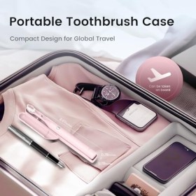 MOPIKO Sonic Brosse à dents électrique rose, USB 