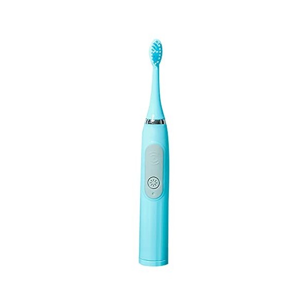 Brosse à dents souple pour adultes - Brosse à dents électrique alimentée par batterie - 80 g - Plus de taches sur charge - Br