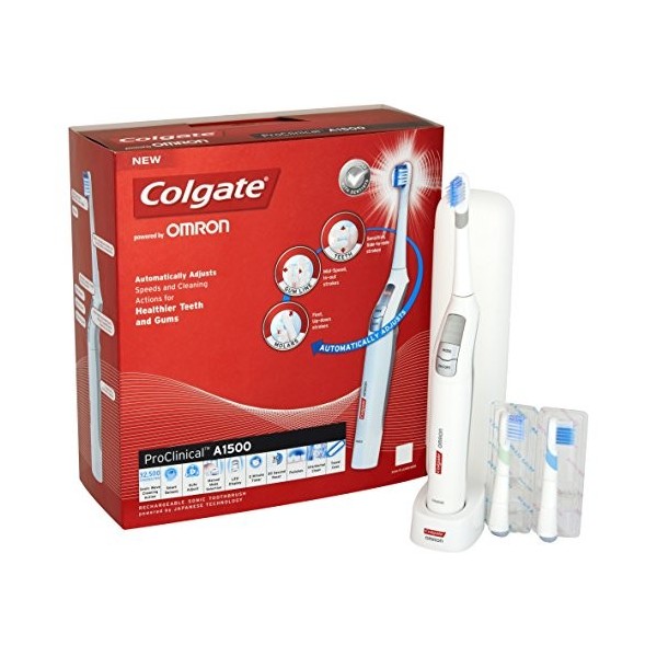 Colgate ProClinical A1500 Brosse à dents électrique rechargeable Blanc