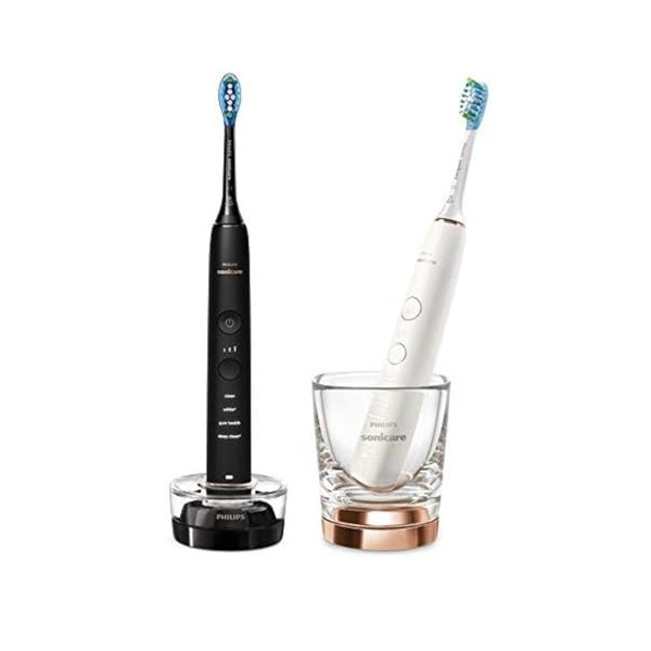 Philips Sonicare DiamondClean 9000, Brosse à dents électrique sonique avec application, capteur de pression, 4 modes de bross