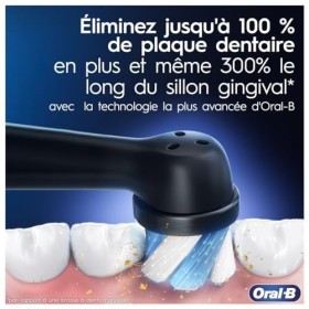Oral-B iO Série 9 Brosse à Dents Électrique Noire, Capteur De Pression, Modes Soin Des Gencives, Douceur Pour Protéger Des De