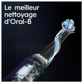 Oral-B iO 10 Brosse À Dents Électrique Noire Pour Adultes, Édition Spéciale, Modes De Nettoyage Blancheur Et Soin Des Gencive