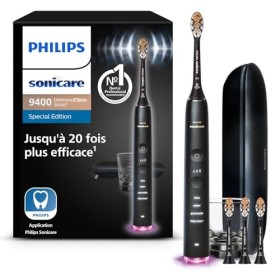 Philips Sonicare DiamondClean Smart 9400 - brosse à dents électrique avec 4 modes de brossage, 3 niveaux dintensité, capteur
