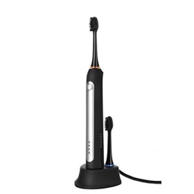 SEYSSO Professional Sonic Toothbrush • Brosse à dents rechargeable • Noir • 96 000 vibrations soniques par minute • Étui de v