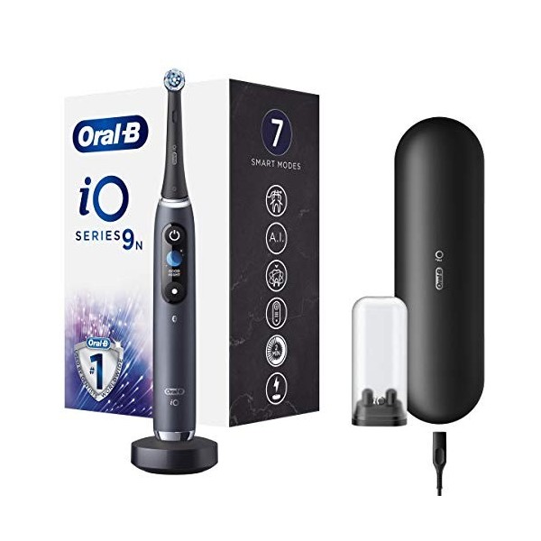 Oral-B iO Series 9n Brosse à Dents Électrique Rechargeable avec 1 Manche Intelligence Artificielle