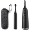 Wondersmile Ultimate Black Oral Care Brosse à dents sonique PRO – Vainqueur du test 2023 – Kit économique avec hydropulseur –