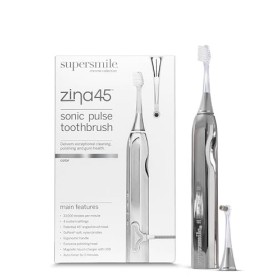 Supersmile Zina45 Deluxe Sonic Pulse Brosse à dents électrique Argenté