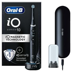 Oral-B iO10 Brosses à dents électriques pour adultes, cadeaux pour femme/homme, 1 poignée, 1 tête de brosse à dents Ultimate 