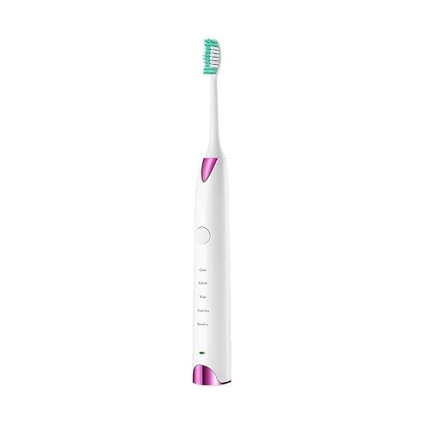 NCRD Brosse à Dents avec 5 Modes étanche Ipx7 Brosse à Dents électrique avec minuterie Intelligente Rechargeable for Les Adul