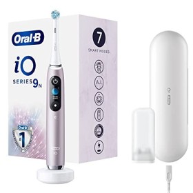 Oral-B iO Series 9 Brosse à Dents Électrique avec 7 Modes de Brossage pour Soins Dentaires, Quartz Rose