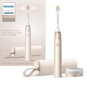 Philips Sonicare 9900 Prestige HX9990/11 Brosse à dents électrique rechargeable SenseIQ, Champagne, HX9990/11