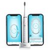 Blu Smart Brosse à dents électrique sans fil avec application, pour adultes et hommes 40 000 coups de brosse par minute, minu