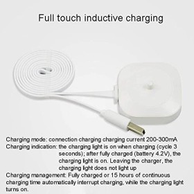 NCRD Brosse à dents électrique Ipx7 Modes de brossage à 5 étanches 2 minutes USB Conception mince de scalerie de brosse à den