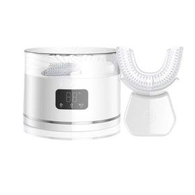 VIDECOR Brosse à Dents Automatique 360, Brosse à Dents Automatique pour Adulte, Blanc, Douce, Rechargeable, Modern