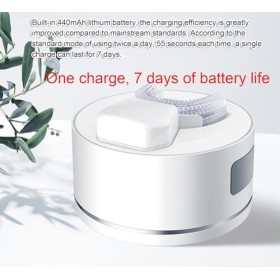 VIDECOR Brosse à Dents Automatique 360, Brosse à Dents Automatique pour Adulte, Blanc, Douce, Rechargeable, Modern