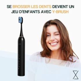 Y-Brush CleanMate - Brosse à Dents Électrique Sonique - 2 Mois dAutonomie - Compatible Têtes de Brosse en Y