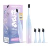 happybrush Eco Vibe Sunrise Brosse à dents électrique, kit de démarrage, brosse à dents sonique, avec batterie puissante de 6
