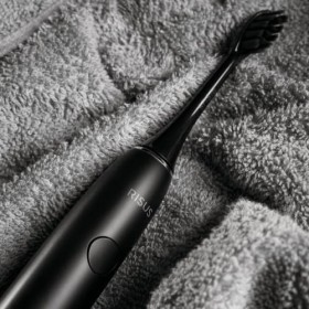 Risus Brosse à dents électrique Smile Sonic, autonomie de la batterie de 90 jours, charbon de bois, 5 modes de nettoyage et t
