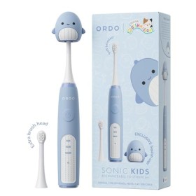 Ordo Squishmallows Brosse à dents électrique sonique pour enfants, rechargeable, 3 modes de brossage, batterie de plus de 5 s
