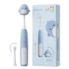 Ordo Squishmallows Brosse à dents électrique sonique pour enfants, rechargeable, 3 modes de brossage, batterie de plus de 5 s
