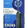 Brosse à Dents éLectrique Sonique Pour Adulte Avec 6 TêTes De Brosse Et éTui De Voyage, Chargeur Rapide Sans Fil Et Durable, 
