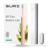 SURI Brosse à dents électrique – Brosses à dents électriques durables pour adultes. Brosse à dents sonique fine et accessoire