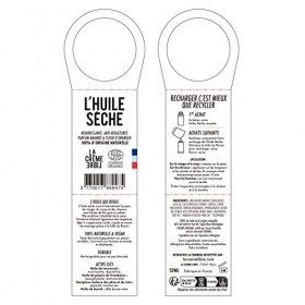 La Crème Libre - Huile Sèche Bio - 3 en 1 - Anti-Vergetures - Cicatrices - Roll On - Taille de Voyage - Convient aux Femmes E