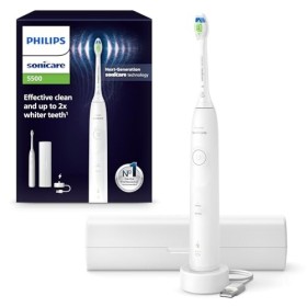 Philips Sonicare 5500 - Brosse à dents électrique sonique avec 2 modes, Alerte de pression, EasyStart, SmarTimer et BrushPace