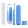 Ordo Sonic+ Brosse à dents électrique avec étui, brosses à dents soniques pour adultes, étui de voyage de charge, 4 modes de 